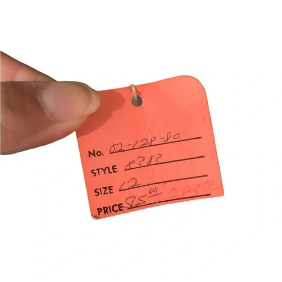 Vintage Saint Romei Black 100% pure Silk NWT  dress size 12 - Picture 8 of 9